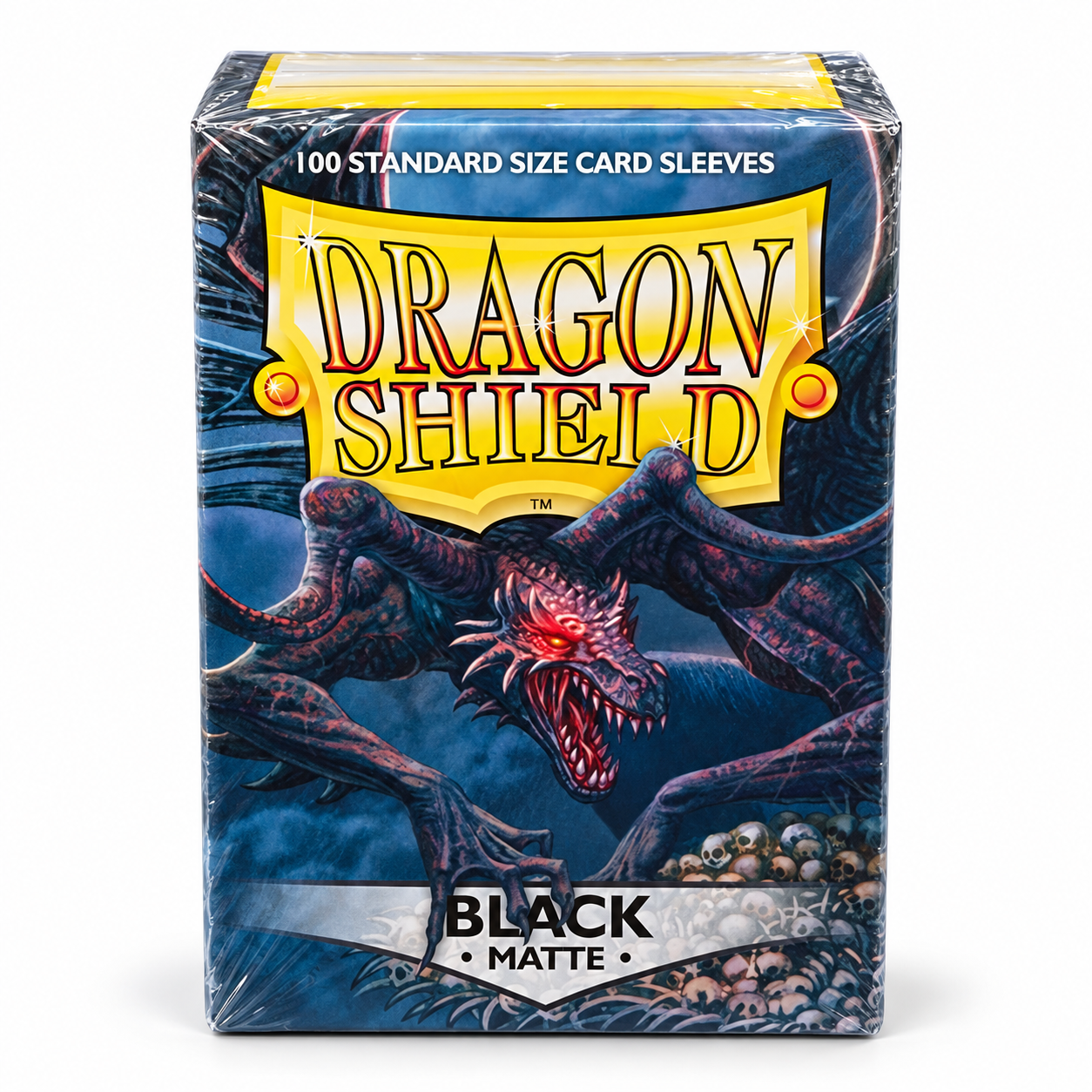 Dragon Shield Matte Sleeves – Standard Size – Schwarz – 100 Stück