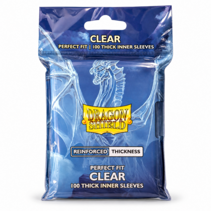 Dragon Shield Perfect Fit Inner Sleeves – Clear (100 Stück)