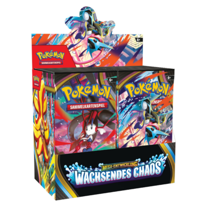 Pokémon Mega-Entwicklung – Wachsendes Chaos Booster Display – Deutsch – 36 Booster