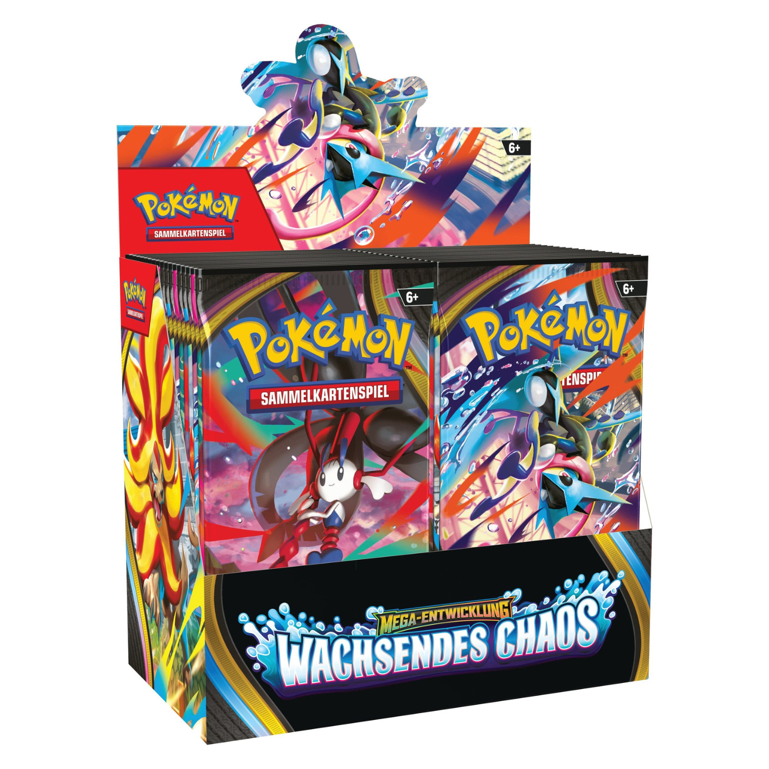 Pokémon Mega-Entwicklung – Wachsendes Chaos Booster Display – Deutsch – 36 Booster