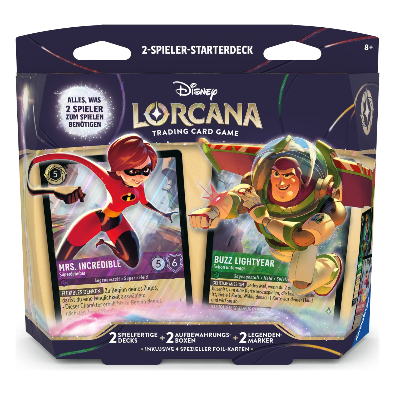 Disney Lorcana – Unbekannte Wildnis Zwei-Spieler-Starterdeck – Deutsch