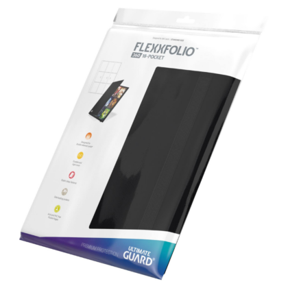 Ultimate Guard Flexxfolio 360 18-Pocket Kartenalbum Standardgröße – Schwarz