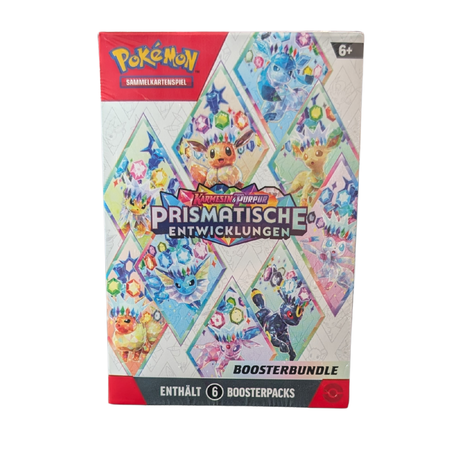 Pokémon Karmesin & Purpur – Prismatische Entwicklungen Booster Bundle – Deutsch – 6 Booster