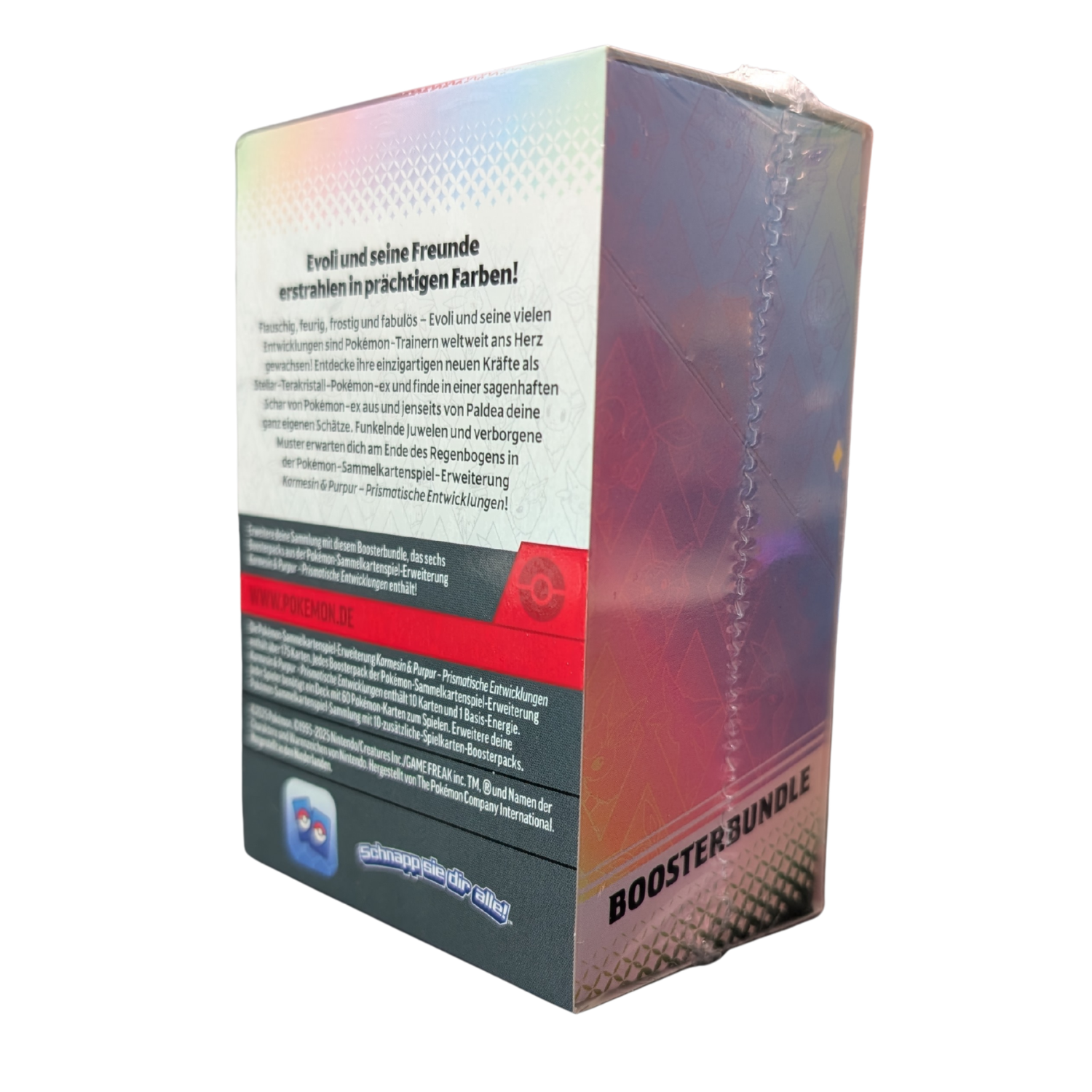Pokémon Karmesin & Purpur – Prismatische Entwicklungen Booster Bundle – Deutsch – 6 Booster – Bild 3