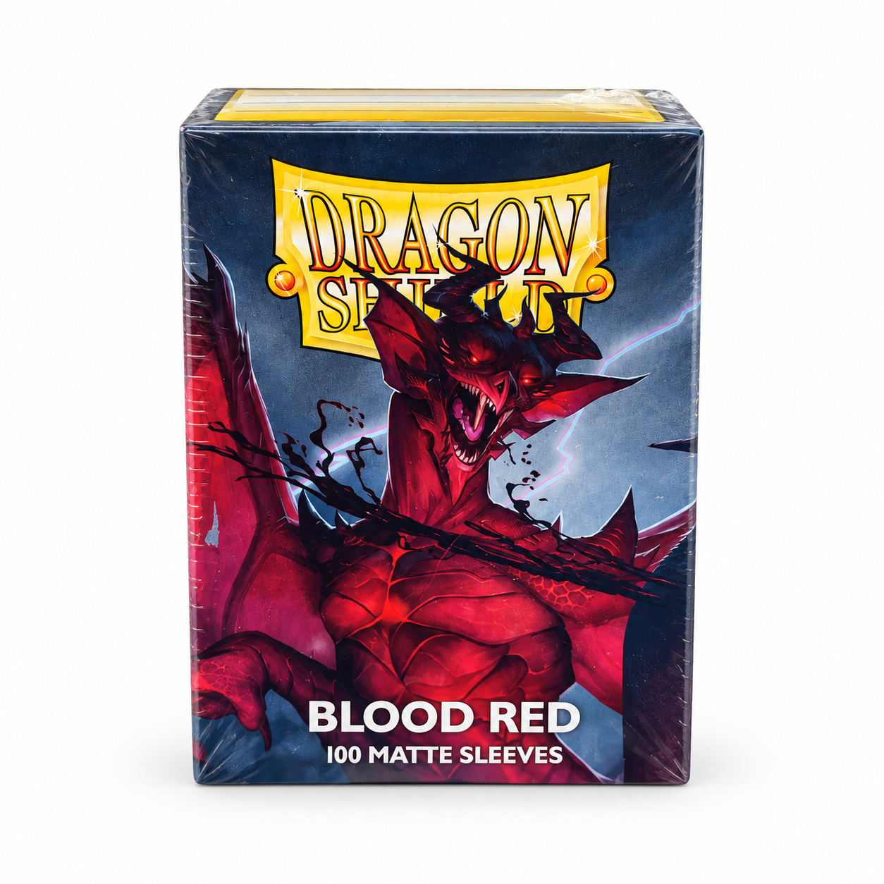 Dragon Shield Matte Sleeves – Blood Red – Standard Size (100)