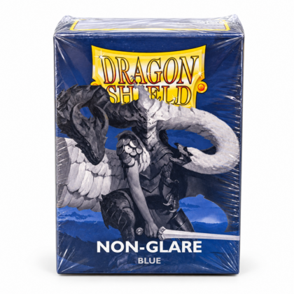 Dragon Shield Non-Glare Matte Sleeves – Blue – Standard Size (100)