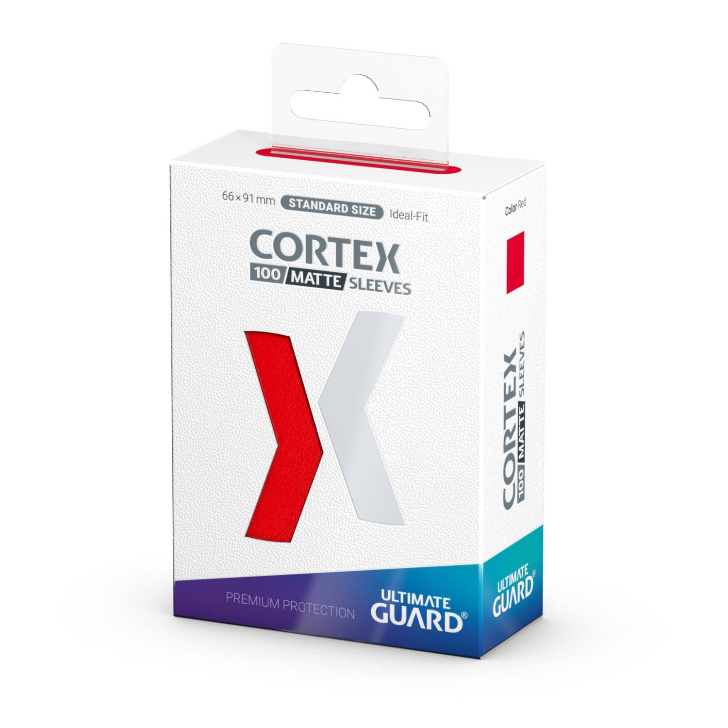 Ultimate Guard Cortex Sleeves Matte Standard Size (100) – Red – Bild 4