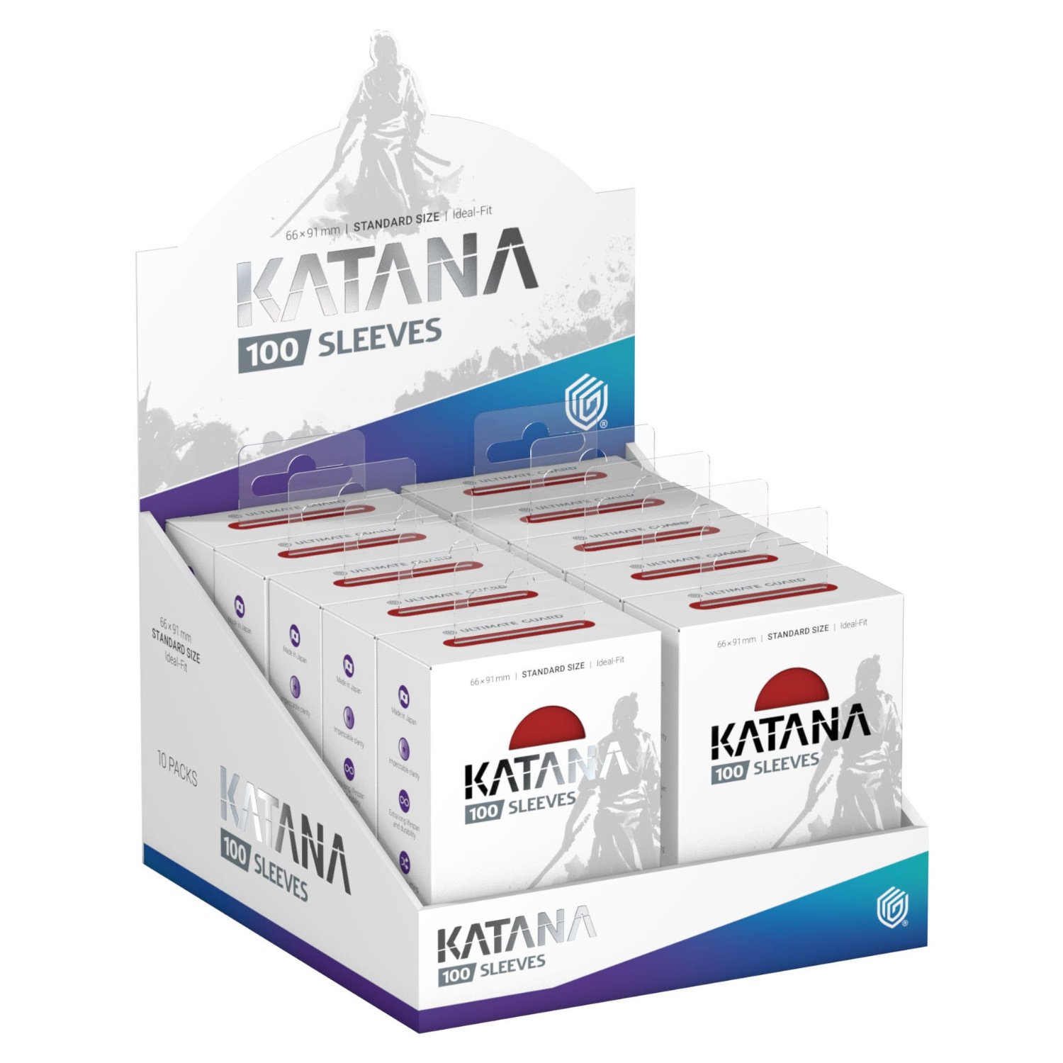 Ultimate Guard Katana Sleeves Standard Size (100) – Rising Sun – Bild 2