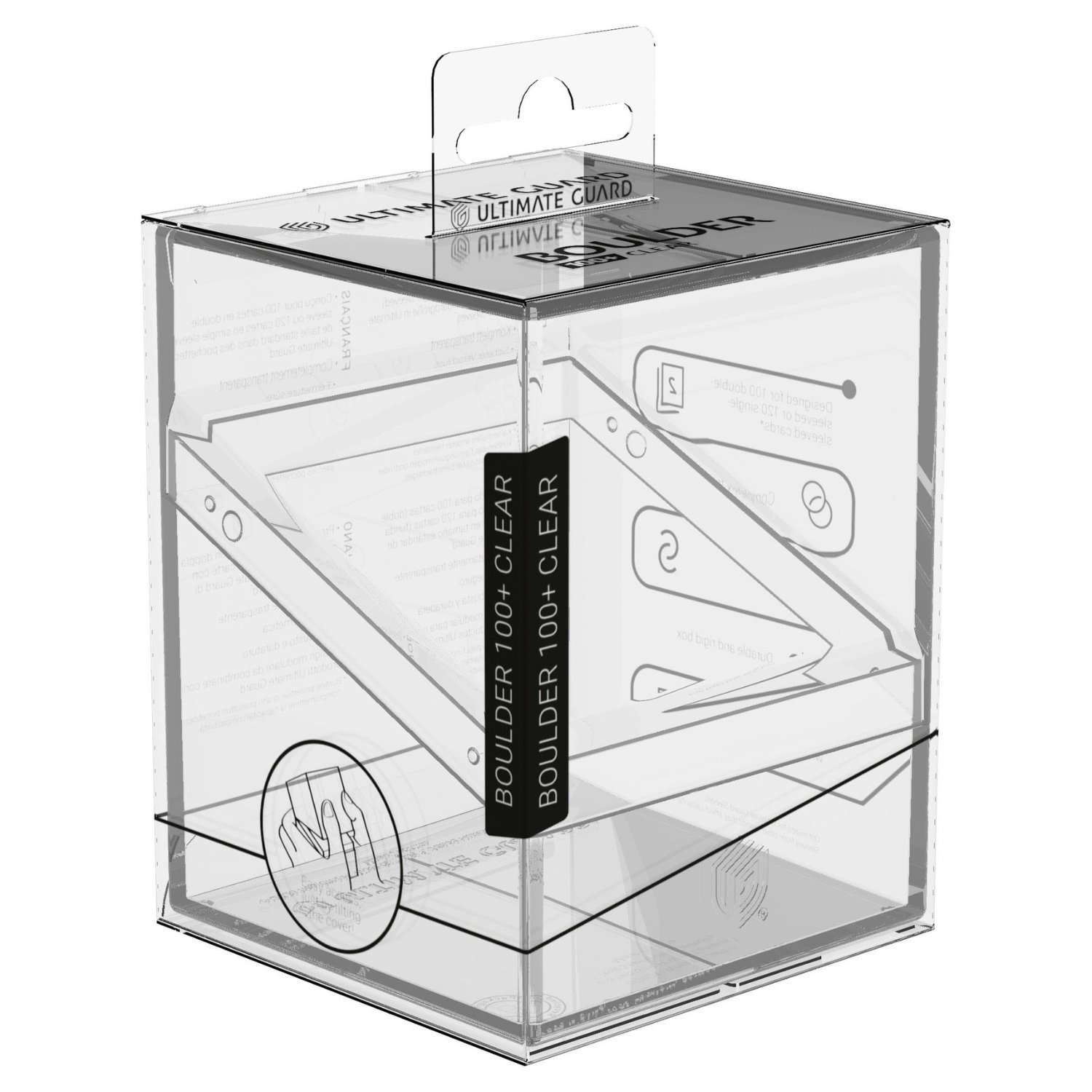 Ultimate Guard Boulder 100+ Clear – Transparent – Bild 2